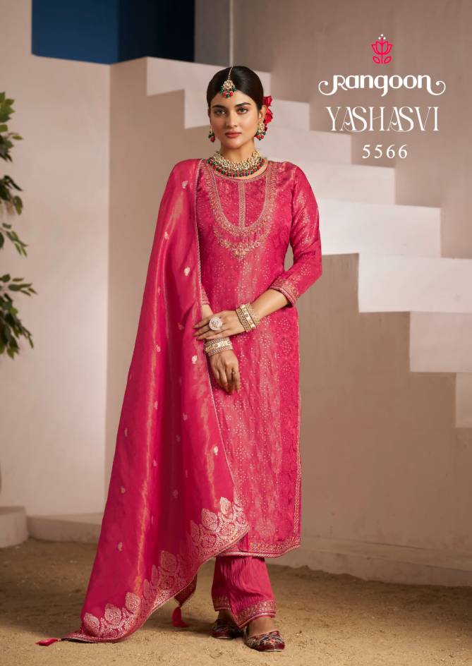 Yashasvi By Rangoon Viscose Kurti With Bottom Dupatta Wholesalers In India
